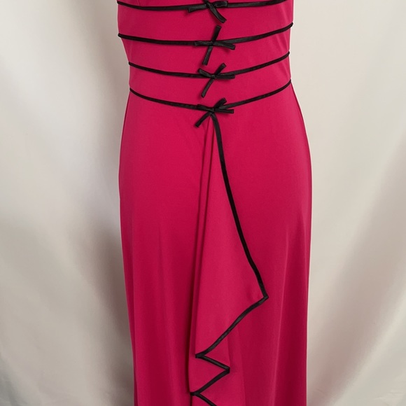 Dusk Women’s Over the Neck Red Maxi Dress Size 7/8 - Picture 4 of 8